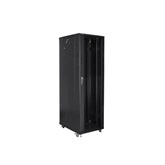 Lanberg 19" szabadon álló rack szekrény 42U/800X800 lapraszerelt, fekete