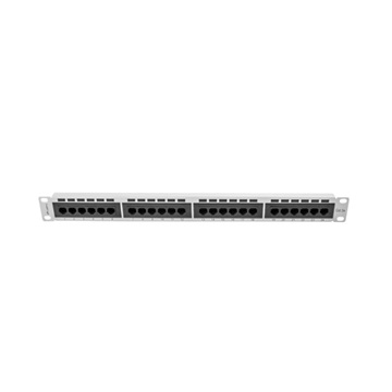 Lanberg Patch panel 24 port 1U 19" CAT.5e szürke