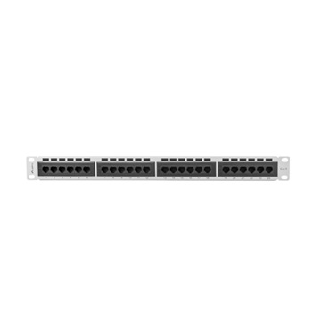 Lanberg Patch panel 24 port 1U 19" CAT.6 szürke