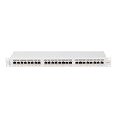 Lanberg Patch panel 24 port 1U 19" CAT.6a FTP, szürke