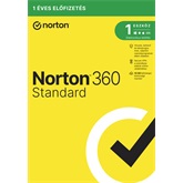 Norton 360 Standard - 21416707 - 10GB HU 1 felhasználó, 1 eszköz/1 év, dobozos