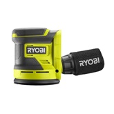 Ryobi 18V One Plus™ excentrikus csiszoló, 3x csiszolópapír, akkumulátor és töltő nélkül - RROS18-0