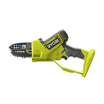 Ryobi 18V One Plus™ szénkefementes 10cm-es mini láncfűrész, akkumulátor és töltő nélkül - RY18PSX10A-0