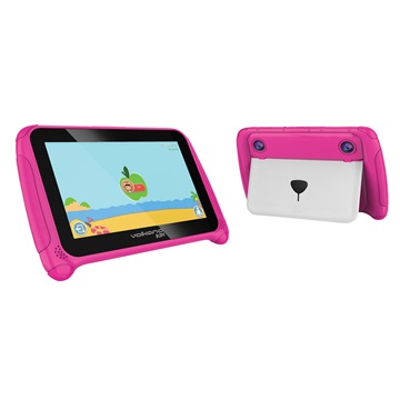 Volkano Kids 2/16 7"-es gyermek tablet Iwawa szoftverrel, Android 12, rózsaszín