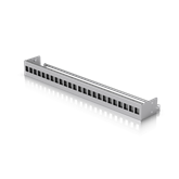 Ubiquiti 1U üres patch panel, 24-portos, ezüst színű