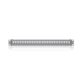 Ubiquiti 1U üres patch panel, 24-portos, ezüst színű