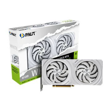 PALIT NVIDIA RTX4060Ti WHITE 8GB GDDR6 - NE6406T019P1-1048L