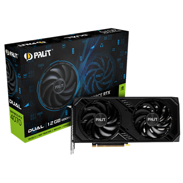 PALIT NVIDIA RTX4070 Dual 12GB GDDR6 - NE64070019K9-1048D