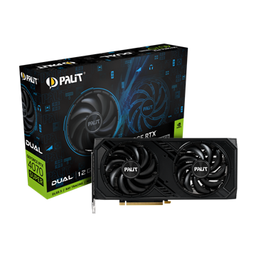 PALIT NVIDIA RTX4070 Super Dual 12GB GDDR6X - NED407S019K9-1043D