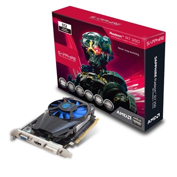 VGA Sapphire PCIe AMD R7 250 2GB GDDR5