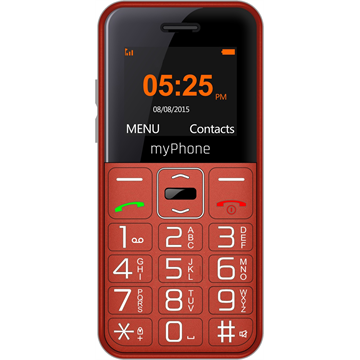 myPhone HALO Easy 1,7" mobiltelefon - piros - Bontott, dobozsérült termék