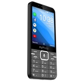 myPhone UP SMART 3,2" mobiltelefon - fekete - Bontott, dobozsérült termék