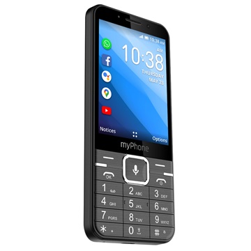 myPhone UP SMART 3,2" mobiltelefon - fekete - Bontott, javított termék